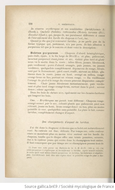 Bulletin Trimestriel De La Société Mycologique De France | 1921 | Gallica