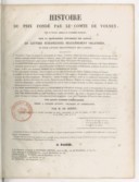 Histoire du prix fondé par le comte de Volney pour la transcription universelle des langues De Brière. 19e