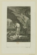 La mort d'Atala. Le Père Aubry et Chactas enterrent Atala J.-L. Delignon. 1803