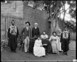 Haïfa, le vice-consul de France, M. Robin, et sa famille <br> 1898