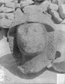 [Médamoud : objet archéologique, tête d'une statue de Thoutmosis IV]