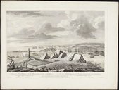 A View in Louisburg in North America  Captain Ince. 1762