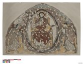 Abou Seifein (= Couvent Saint Mercure), chapelle dite de la Vierge: Christ trônant / Lenthéric ; Laferrière
