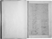 Collection de documents illustrant les relations entre la France et les Amériques. Agreement of Secrecy