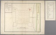 Plan du Fort du Detroit fait par le Sieur de La Motte Cadillac 1749