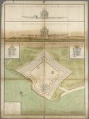 Plans du Nouveau Fort et Redoute St. Frédéric (...) à l'endroit appellé le Détroit de la Rivière 1737