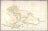 Carte du port de Louisbourg et de ses environs