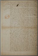 Correspondance à l’arrivée de la Louisiane. Procès-verbal de prise de possession de la Louisiane par Cavelier de la Salle  1682