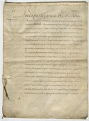Manuscript Letters Patent in favor of Mr. Law and his Company, establishing a General Bank  1716