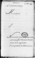 Lettre de Vaudreuil et Bégon au ministre  1723
