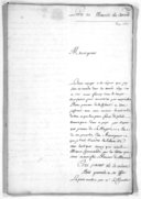Lettre ou mémoire du CanadaBeauharnois. 1702