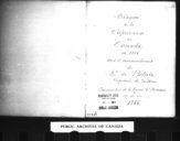Transcription ancienne d'un rapport du commandant de La Capricieuse, Paul-Henri de Belvèze, sur sa mission au Canada en 18551856