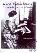 Wanda Landowska. Dédicace à Madeleine Cohn 1929