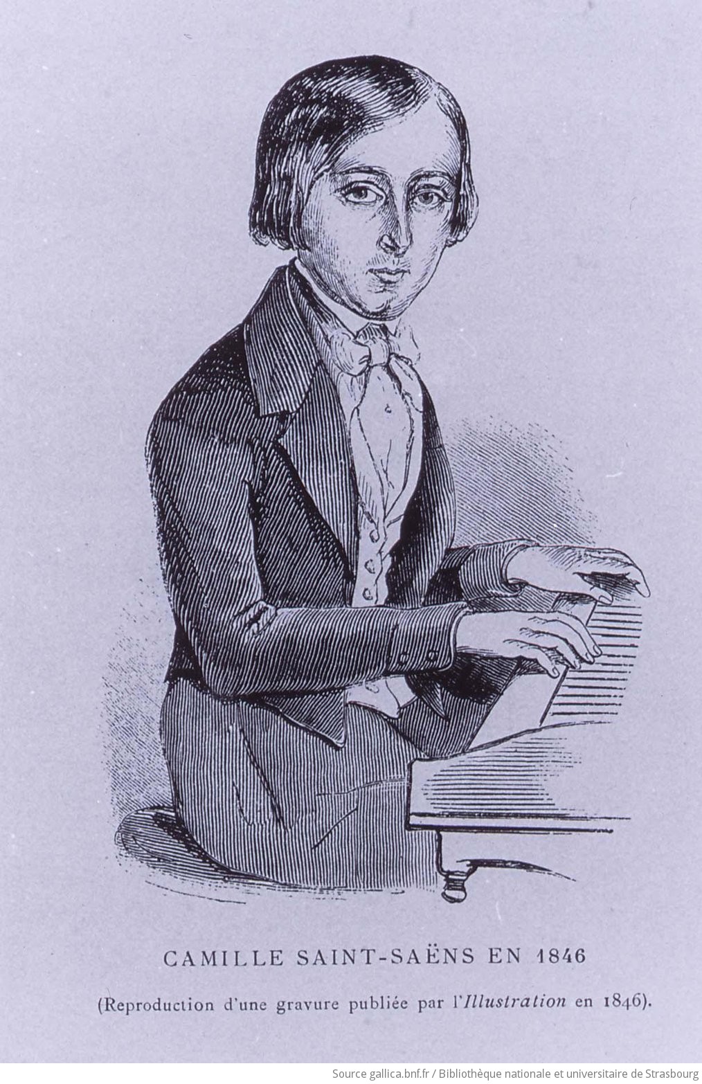 Camille Saint-Saëns en 1846
