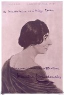 Wanda Landowska. Dédicace à Madeleine et Willy Cahn  1917