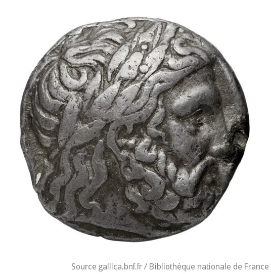 [monnaie Tétradrachme Argent Philippe Ii De Macédoine Amphipolis
