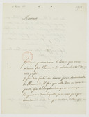 Lettre de Michel Bégon sur une médaille de Pharamond (Rochefort, 6 mars 1708 ).