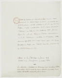 Procès-verbal des restitutions à la Prusse, octobre 1814 .