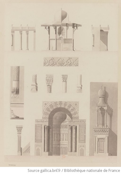  Le Caire d tails d architecture de la mosqu e du 