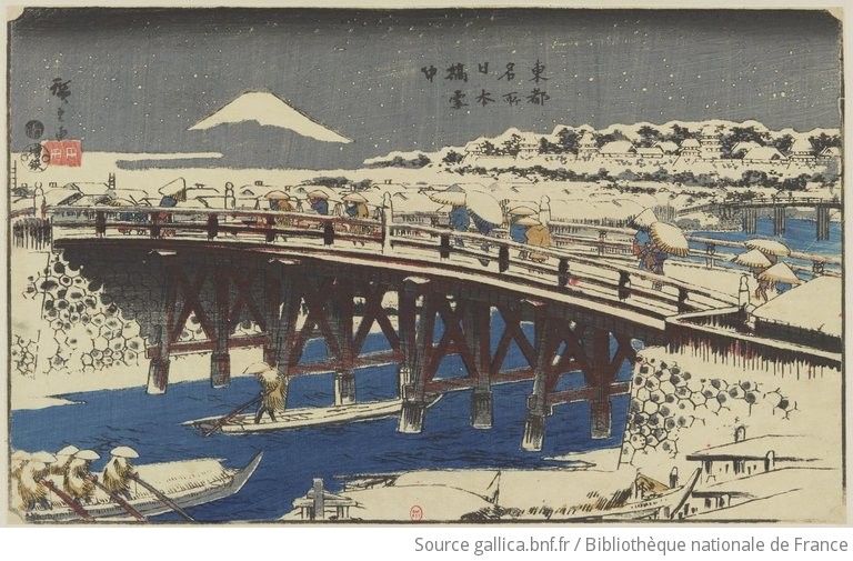 安藤広重 東都名将日本橋雪中 浮世絵 木版画 | anlcoaching.com.br