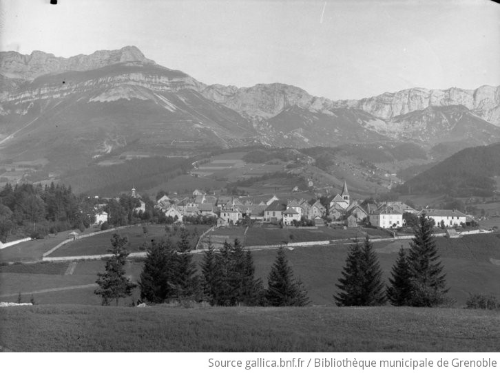 Villard de Lans vue générale Gallica