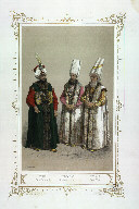 Illustrations de Elbicei atika  Musée des anciens costumes turcs de Constantinople. 1855
