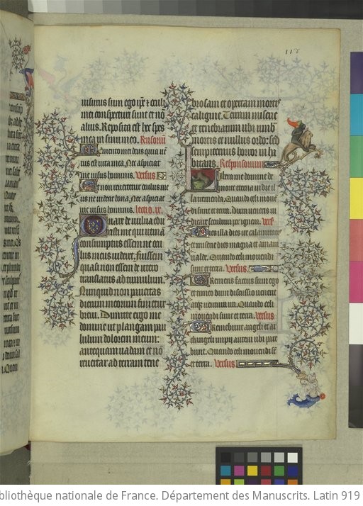 Horae Ad Usum Parisiensem Grandes Heures De Jean De Berry Gallica