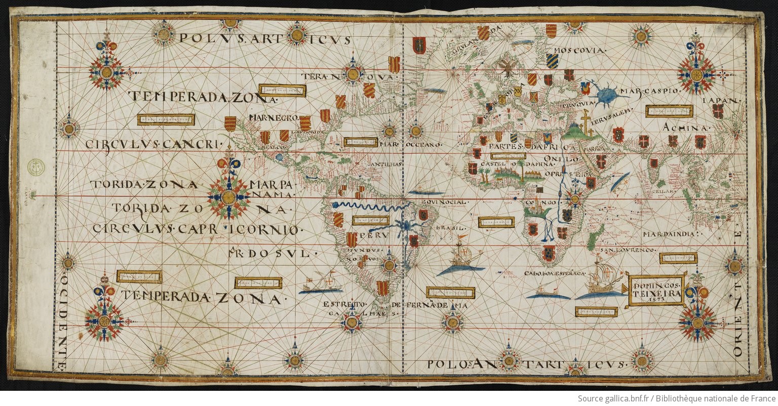 [Planisphère] / Domingos Teixeira 1573