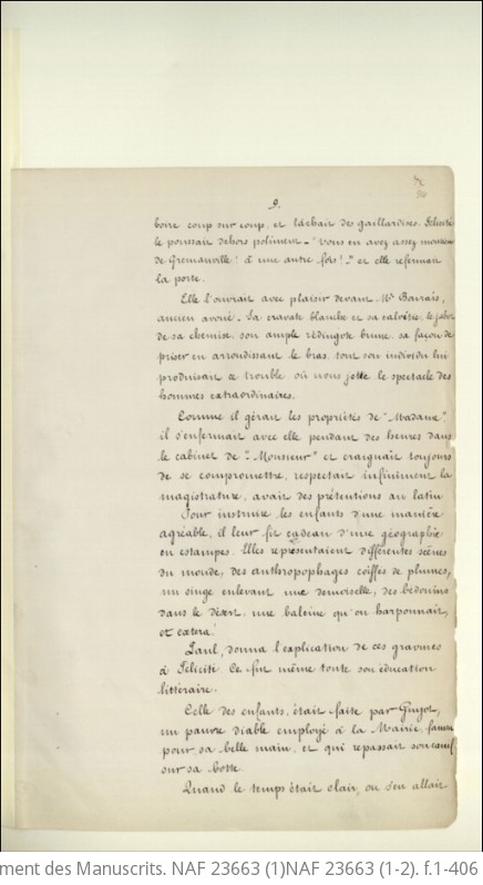 Œuvres Manuscrites De Gustave Flaubert (manuscrits Définitifs, Avec ...