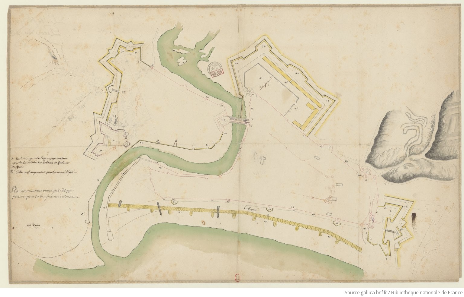 Plan de Dieppe [1687]