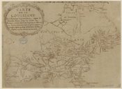 Carte de la Louisiane (...) où sont décris les pays que le sieur de La Salle a découverts  J.-B. Franquelin. 1684