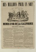 Des millions pour un sou ! Mines d'or de la Californie. Nouveaux détails 1849