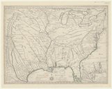 Carte de la Louisiane et du cours du Mississipi  G. Delisle. 1718 