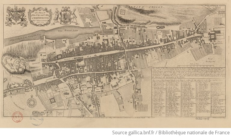The Plan of the City and Castle of Edinburgh / By Will.m