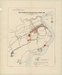 Projet de tramways pour la Concession Française de Shanghaï, Chine. Plan du réseau  J.-J. Chollot. 1903