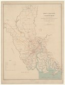   Carte routière de la Cochinchine pour les provinces de Baria, Bienhoa, Cholon, Giadinh, Tayninh,Thudaumont. G. Butteux. 1906