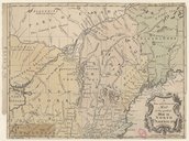 A new and accurate map of the present war in North America  1760