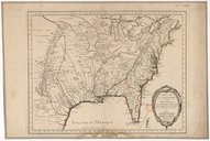 Carte de la Louisiane et des pays voisins J.-N. Bellin. 1755