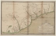 Carte géographique de l'isle de Cayenne et de ses environs, dressée sur les observations estimées et les remarques de M. de Préfontaine. L-C, Buache. 1762