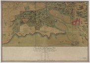 Plan de la ville Pointe-à-Pitre en l'isle Grande-Terre, Guadeloupe. C.F Nassau. 1783-1784