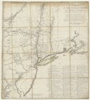     Carte du théâtre de la guerre dans l'Amérique septentrionale pendant les années 1775, 76, 77 et 78  M. du Chesnoy. 1775