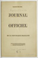 Rapport au ministre de l'Instruction publique et des Beaux-arts sur le fonctionnement pendant l'année 1910, des services de la Bibliothèque nationale : extrait du Journal officiel du 3 mars 1911.