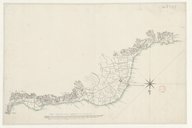 Carte de l'Ouest depuis Port-au-Prince jusqu'au Grand Goave. 1780