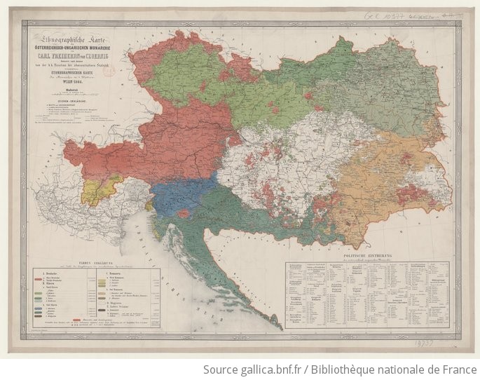 Этническая карта австро венгрии