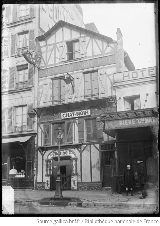 Facade Du Caveau Du Chat Noir Photographie De Presse Agence Rol Gallica