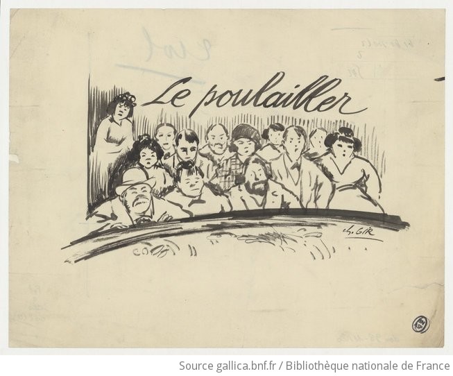 Le Poulailler Dessin De Charles Gir Gallica