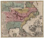 Accurata delineatio celeberrimae regionis Ludoviciane vel Gallice Louisiane ol. Canadae  M. Seutter. 1757