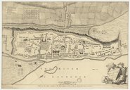 Plan of the town and fortifications of Montreal or Ville Marie in Canada  1758