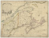     A New Map of Nova Scotia, and Cape Britain. With the adjacent parts of New England and Canada  1755