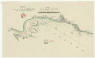 Carte de la côte de Châtiganz à l'est du golphe de Bengale. 16..-17..